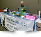 The Station's promotion table at the 3rd Annual SCV Relic show 2014